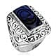  Bold, openwork abalone shell ring.