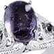 Lepidolite ring ion sterling silver.