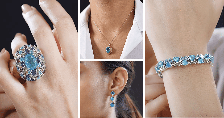 Peacock Quartz Jewelry