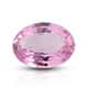 Madagascar pink sapphire oval shape gemstone.