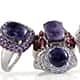 Seirra Madre purple opal rings for women.
