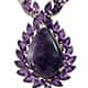 Seirra Madre purple opal necklace in sterling silver.