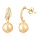 South Sea pearl earrings.