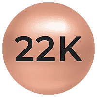 22K Rose Gold