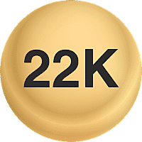 22K Yellow Gold