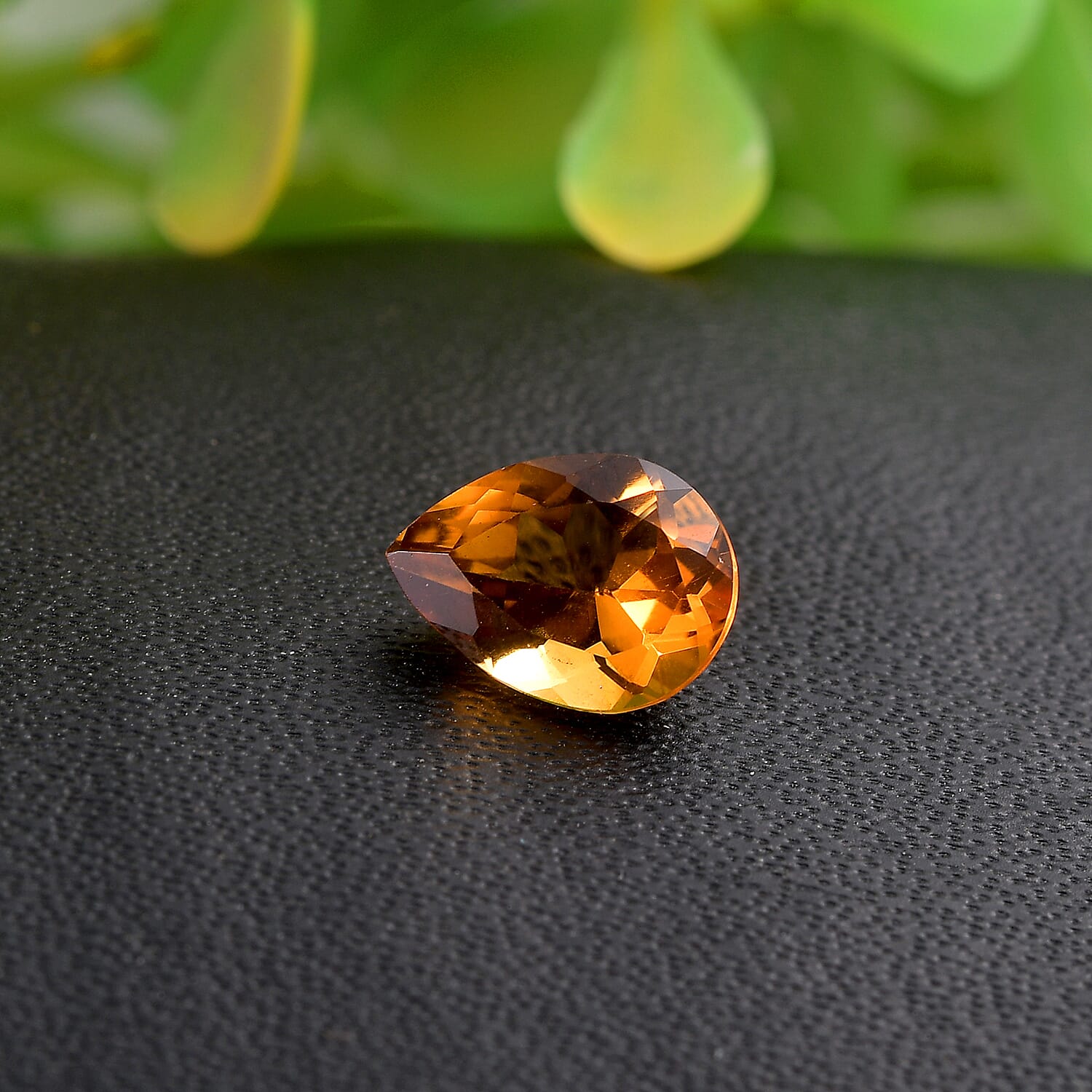 Santa Ana Madeira Citrine (Pear 8x6 mm) 0.88 ctw Loose Gemstone