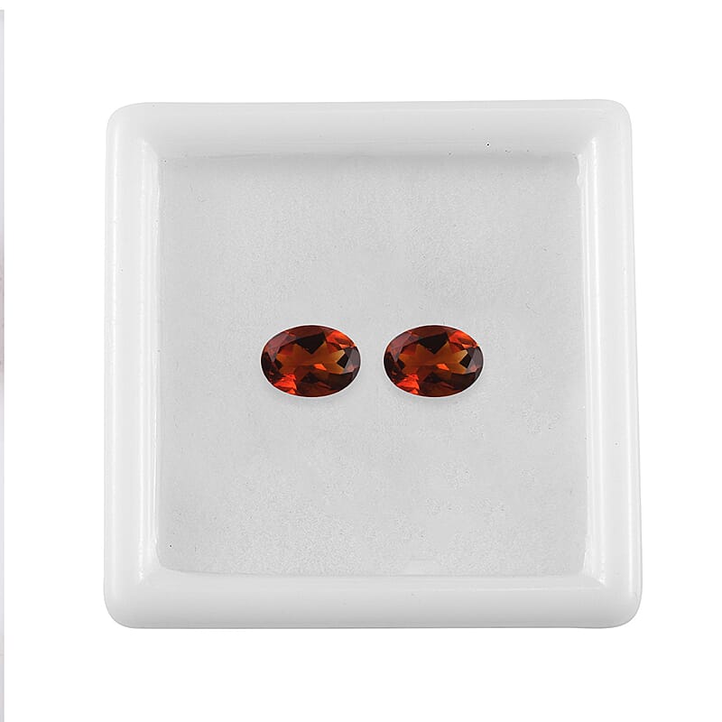 AA Santa Ana Madeira Citrine Set of 2 (Ovl 7x5 mm) 1.20 ctw Loose Gemstone