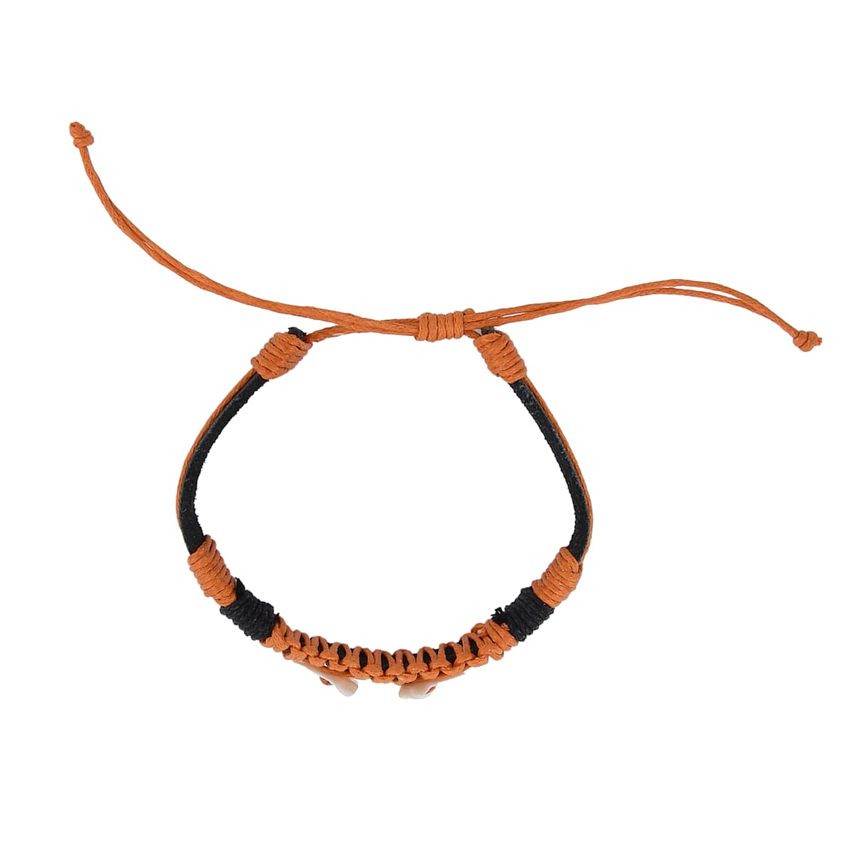 Shark Teeth, Multi Color Leather Friendship Set of 10 Bracelets (Adjustable) image number 2