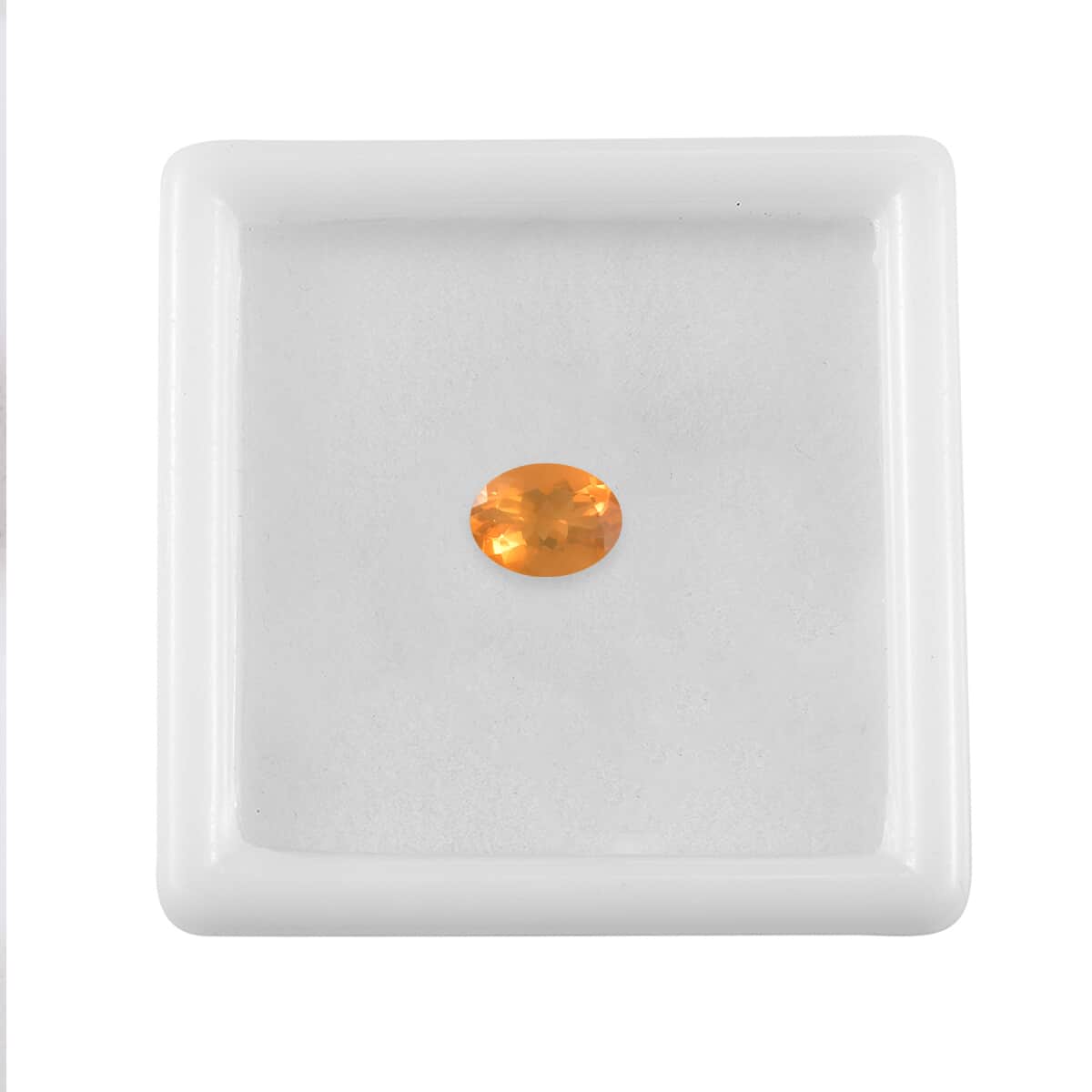 Fire Opal (Ovl 8x6mm) 0.70 ctw Loose Gemstone image number 3
