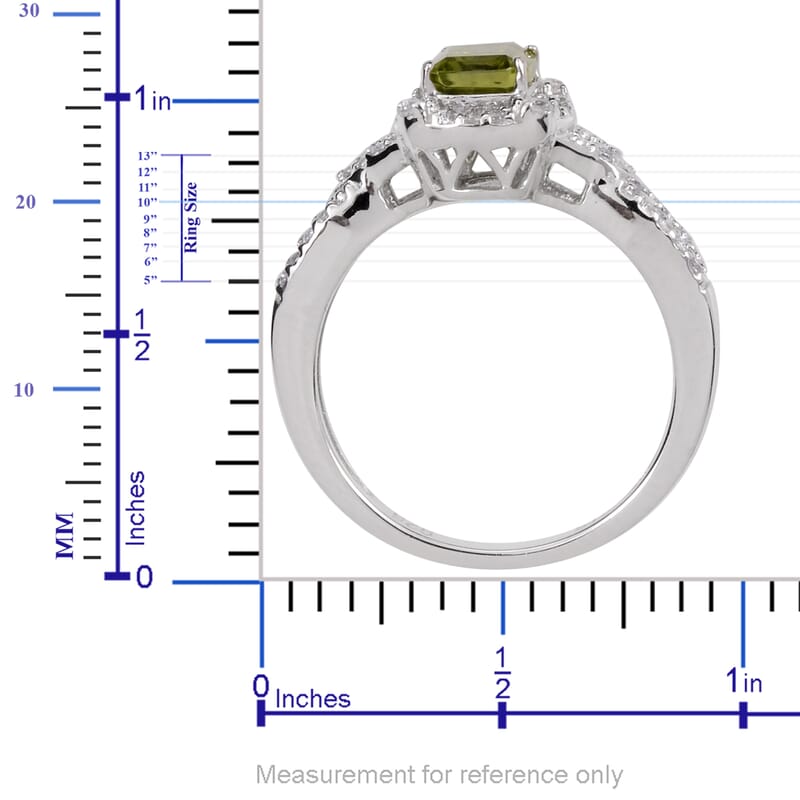 Lab Created Ruby and Lab Created White Sapphire Ring in Sterling Silver (Size 7.0)