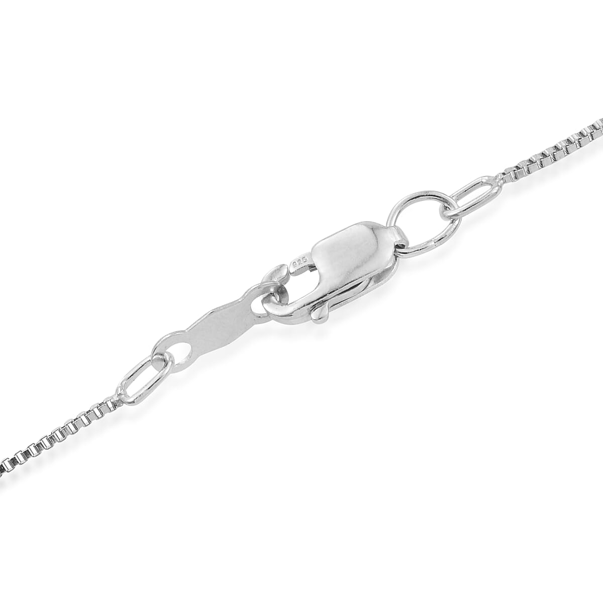 Lab Created Emerald and Lab Created White Sapphire Pendant Necklace in Sterling Silver 20 Inches image number 4