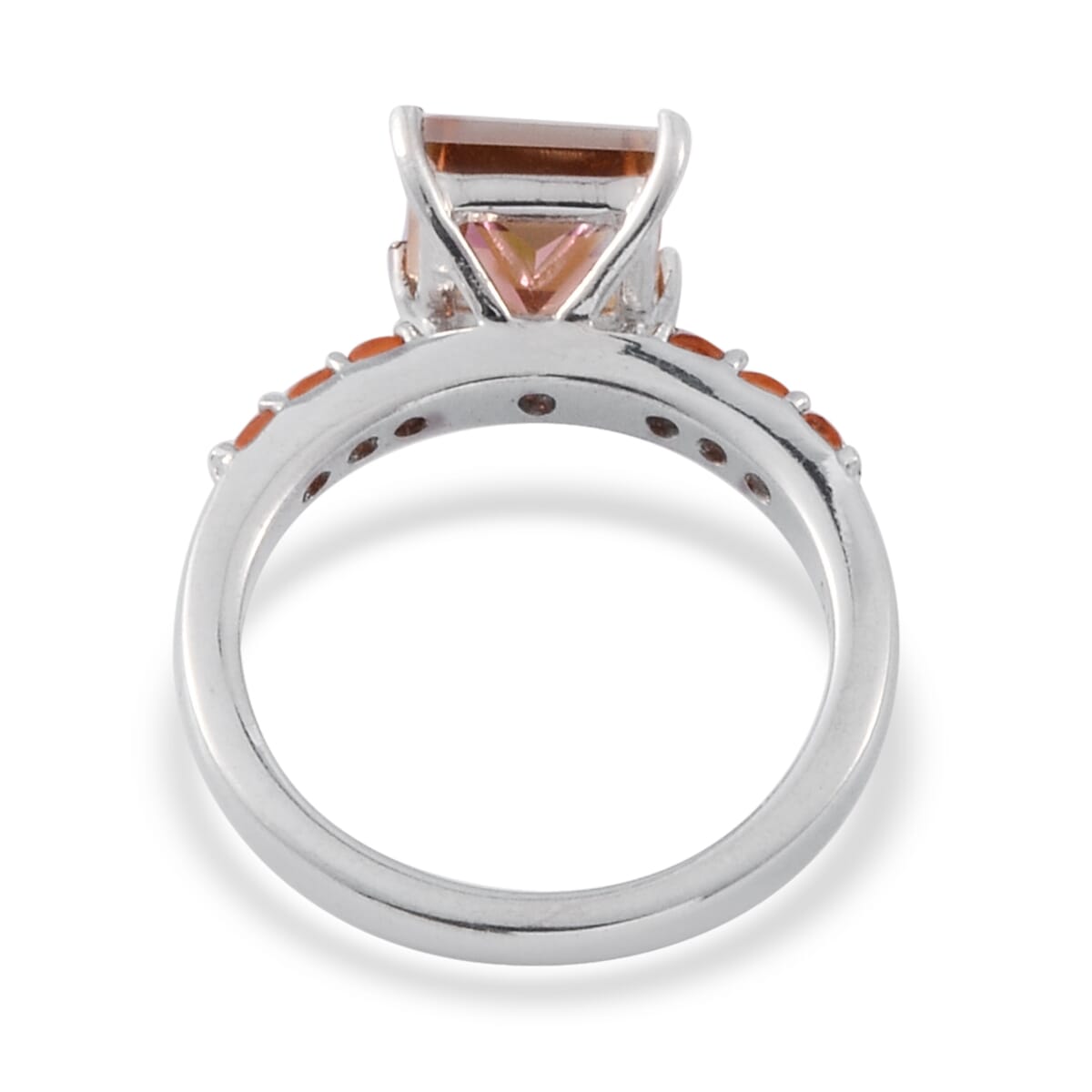 Twilight and Jalisco Fire Opal Ring in Platinum Over Sterling Silver (Size 9.0) 1.88 ctw image number 2