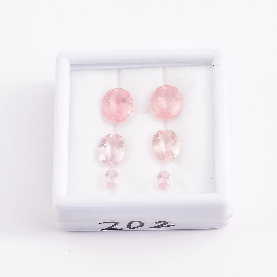 Galilea Rose Quartz Set of 2 Gemstone
