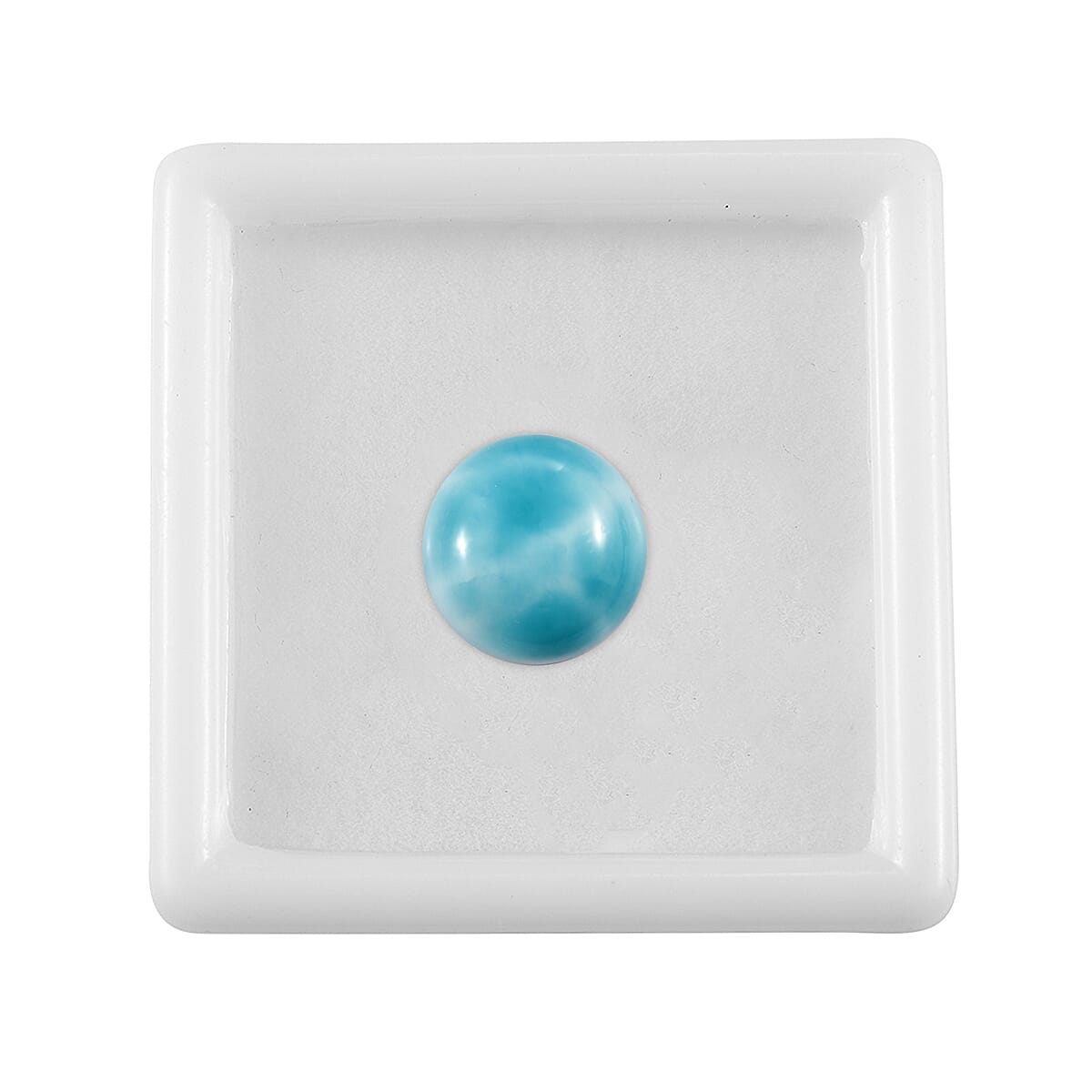 AA Larimar (Rnd 11 mm) 4.32 ctw Loose gemstone