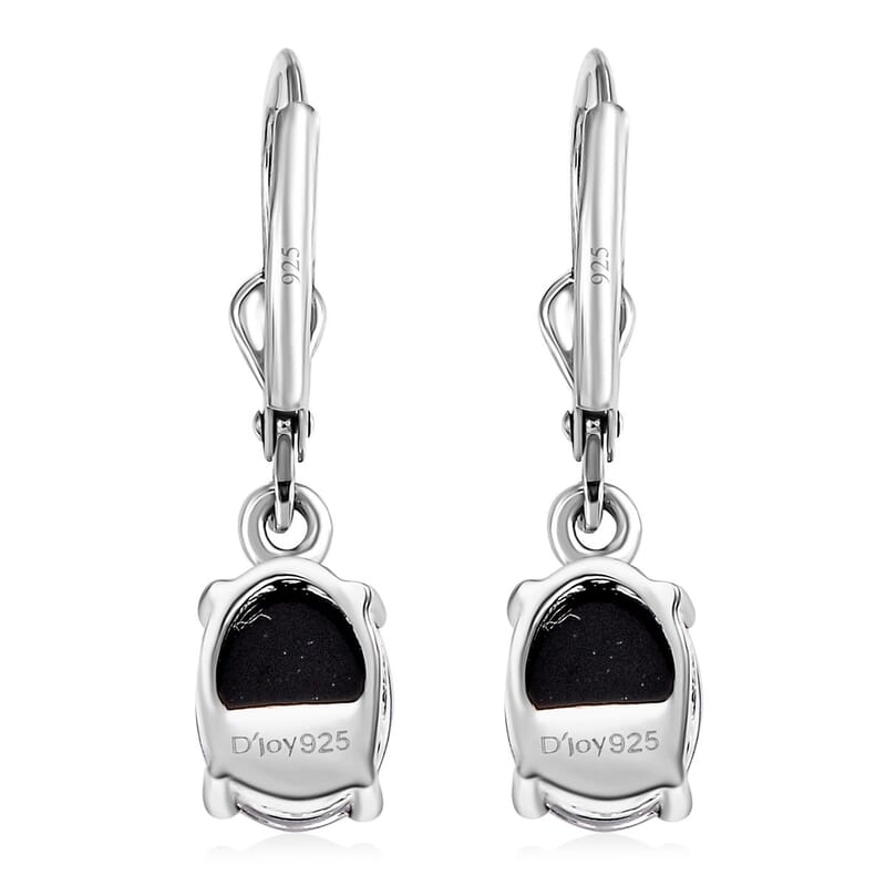 D'Joy Boulder Opal Triplet 1.90 ctw Earrings in Platinum Over Sterling Silver
