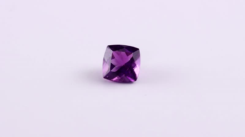 AA African Amethyst (Cush 8x8 mm) 1.80 ctw Loose Gemstone