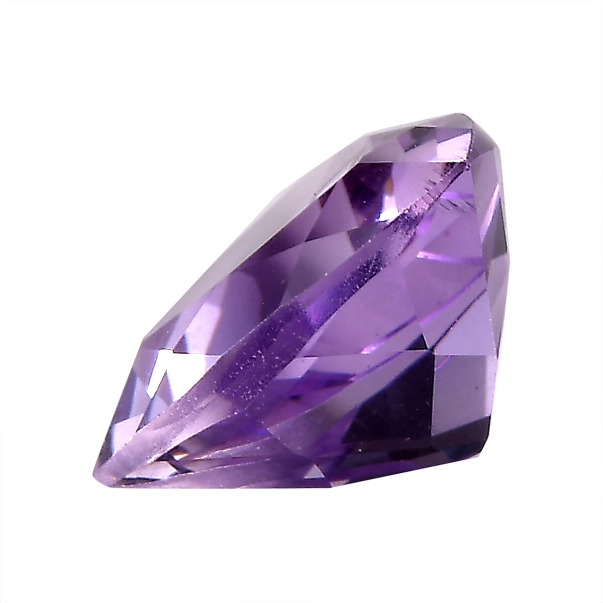 Rose De France Amethyst Set of 2 (Trl 11 mm) 7.23 ctw Loose Gemstone