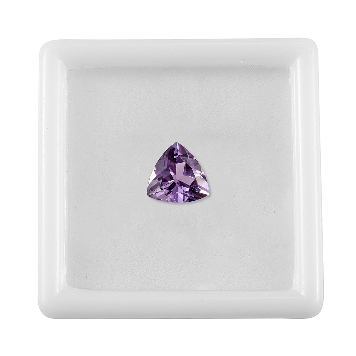 Rose De France Amethyst Set of 2 (Trl 11 mm) 7.23 ctw Loose Gemstone