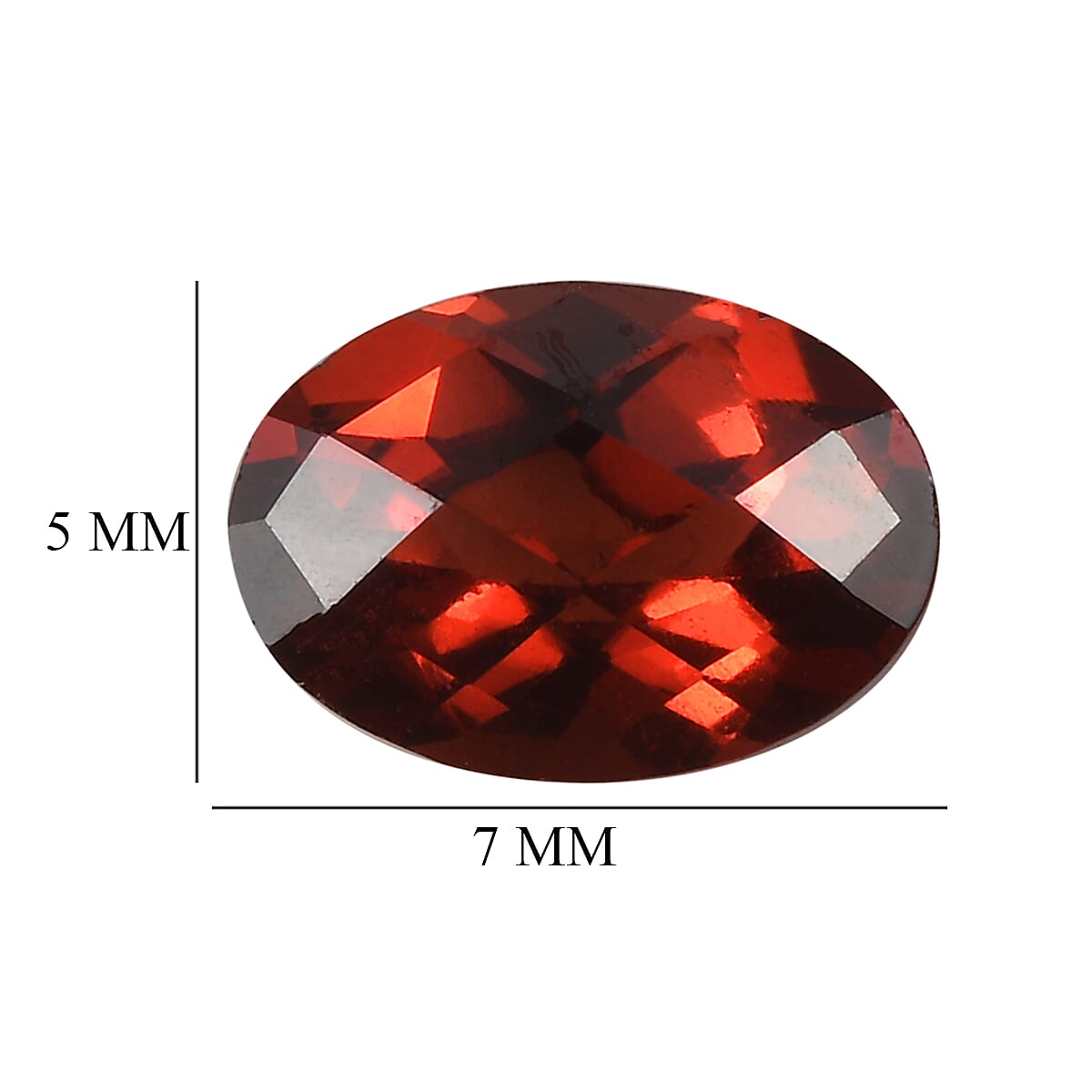 Mozambique Garnet Set of 3 (Ovl 7x5 mm) 2.52 ctw Loose Gemstone