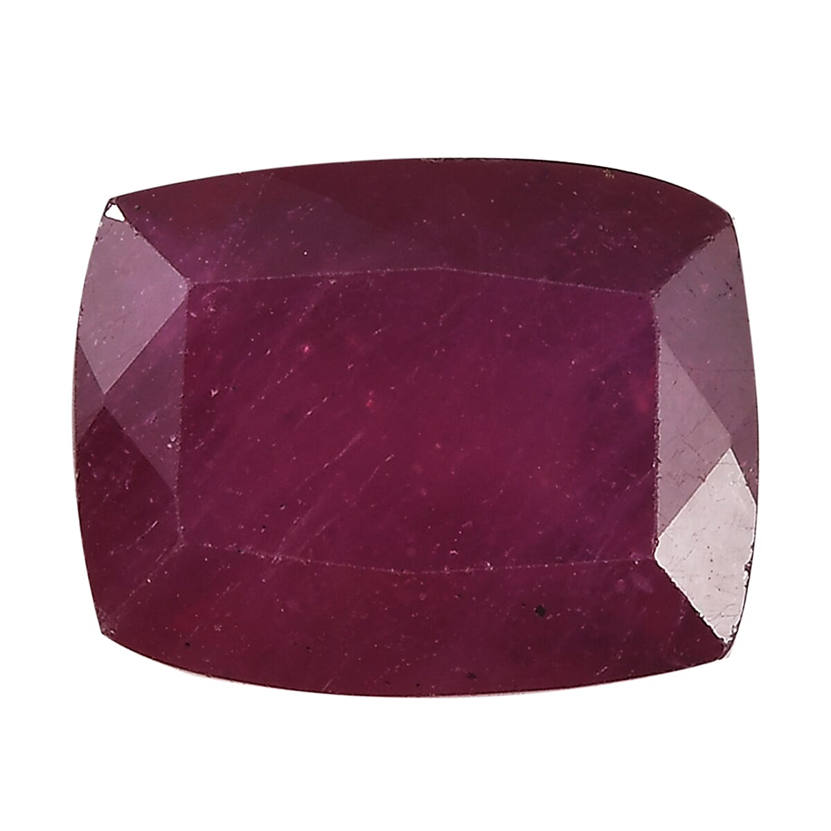 Niassa Ruby (FF) (Cush 10x8 mm) 3.71 ctw Loose Gemstone