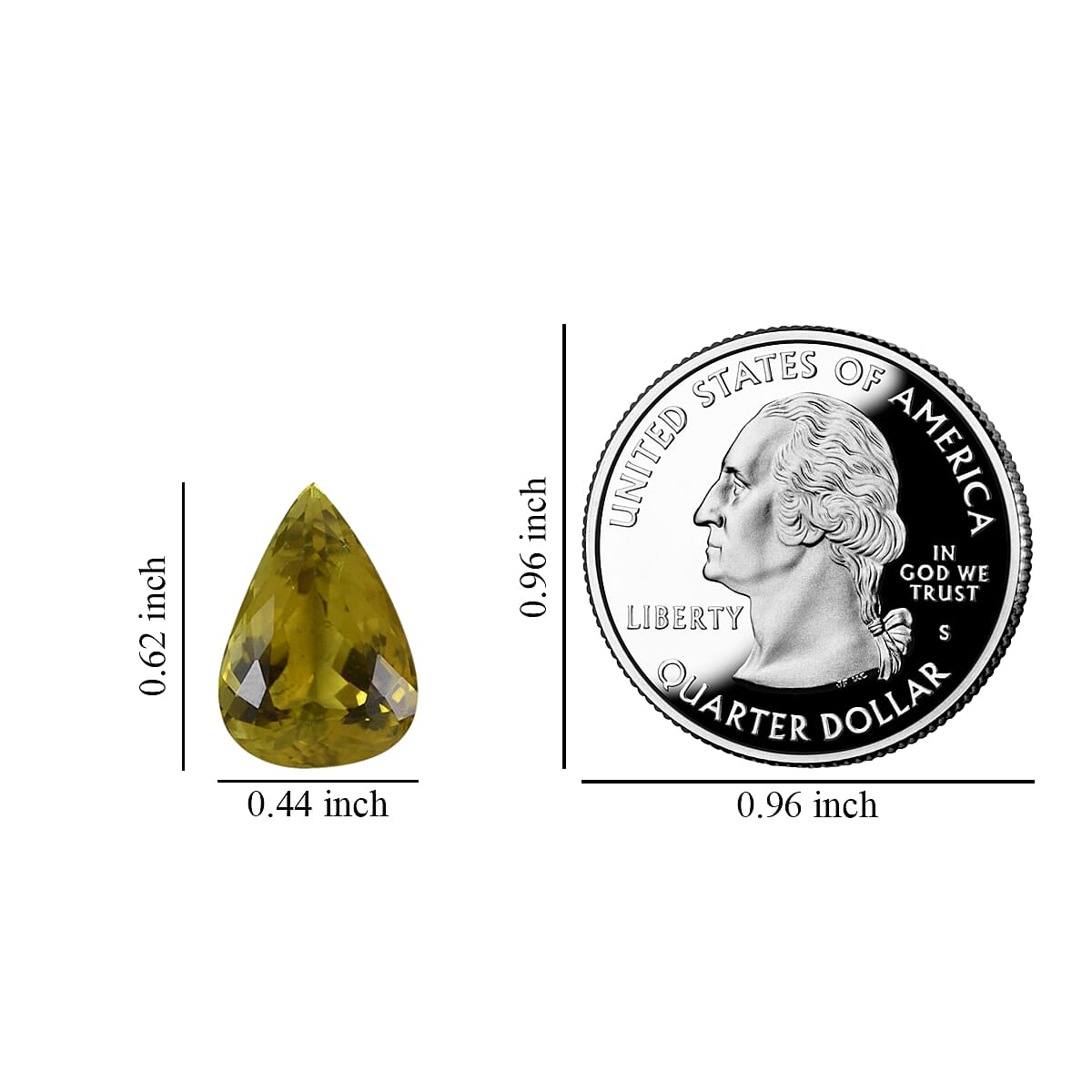 Certified AAAA Canary Tourmaline (Pear 15.87x11.23 mm) 7.60 ctw , Loose Gem , Loose Gemstones , Loose Stones , Jewelry Stones