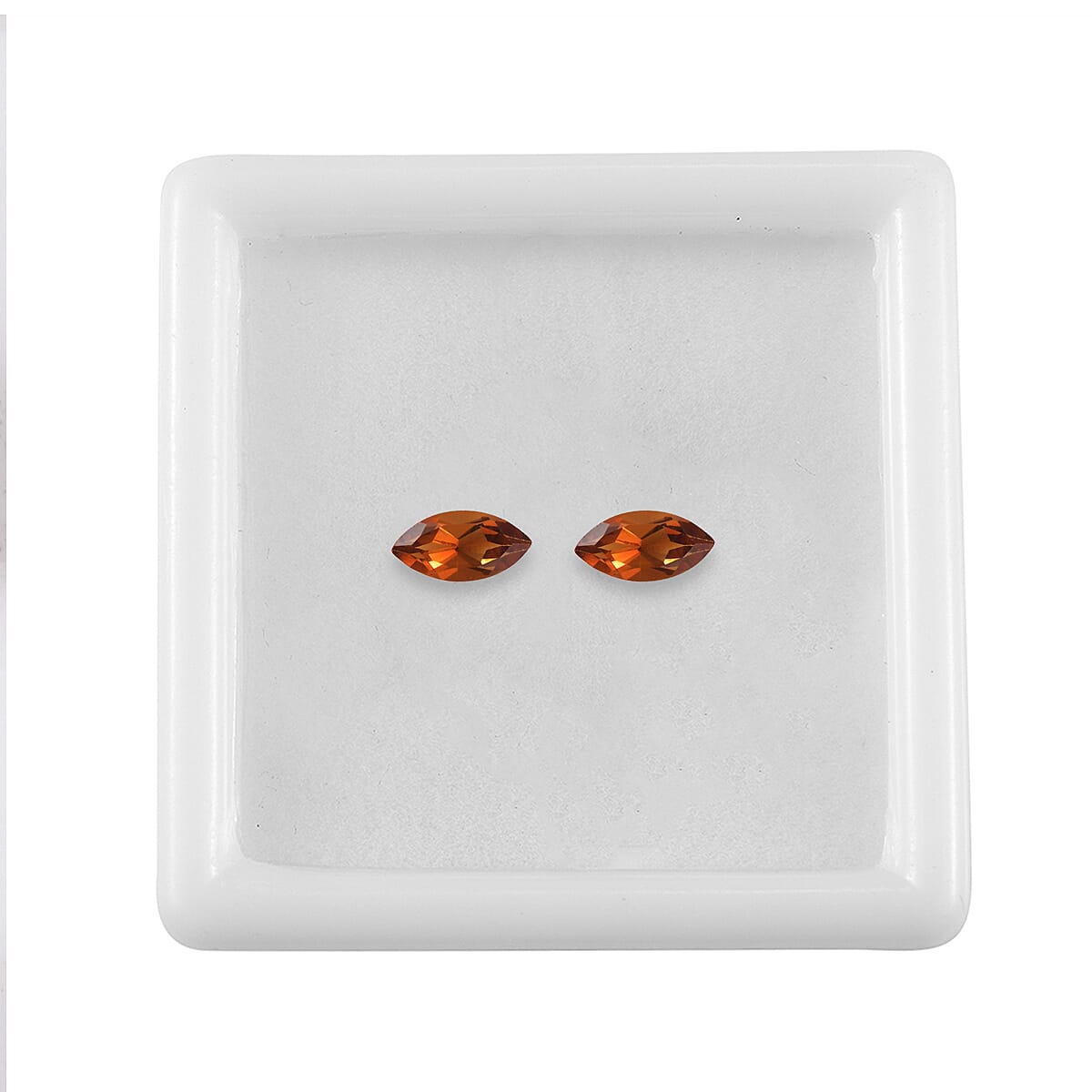 AA Santa Ana Madeira Citrine Set of 2 (Mrq 8x4 mm) 0.81 ctw Loose Gemstone