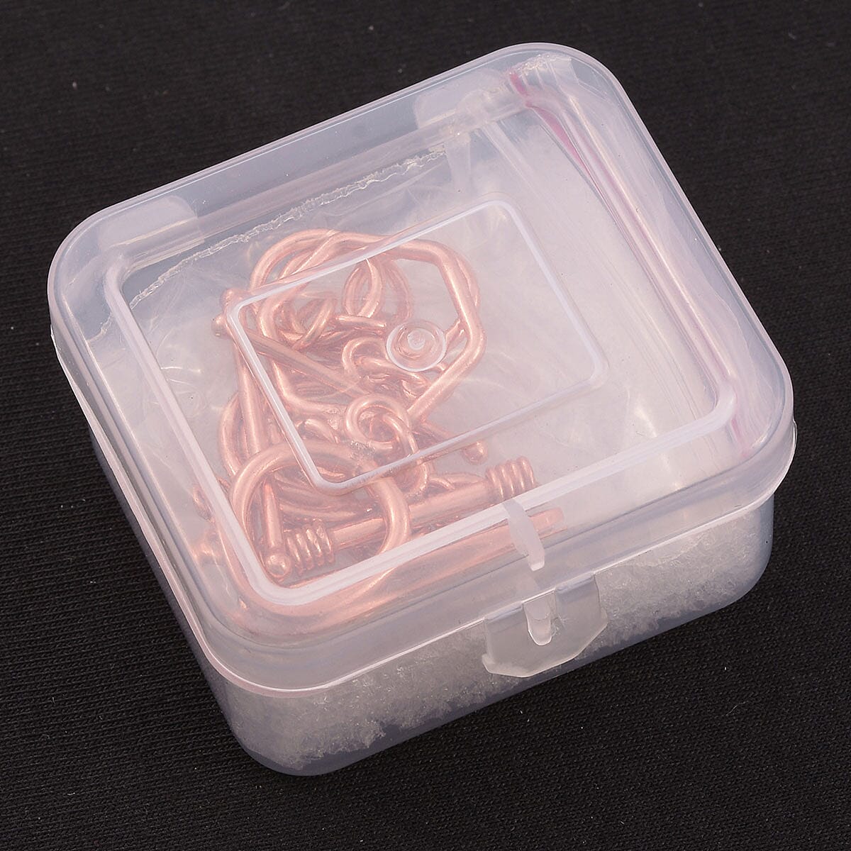 Morning Hour Special Gem Workshop Set of 5 Rosetone Toggle Clasps