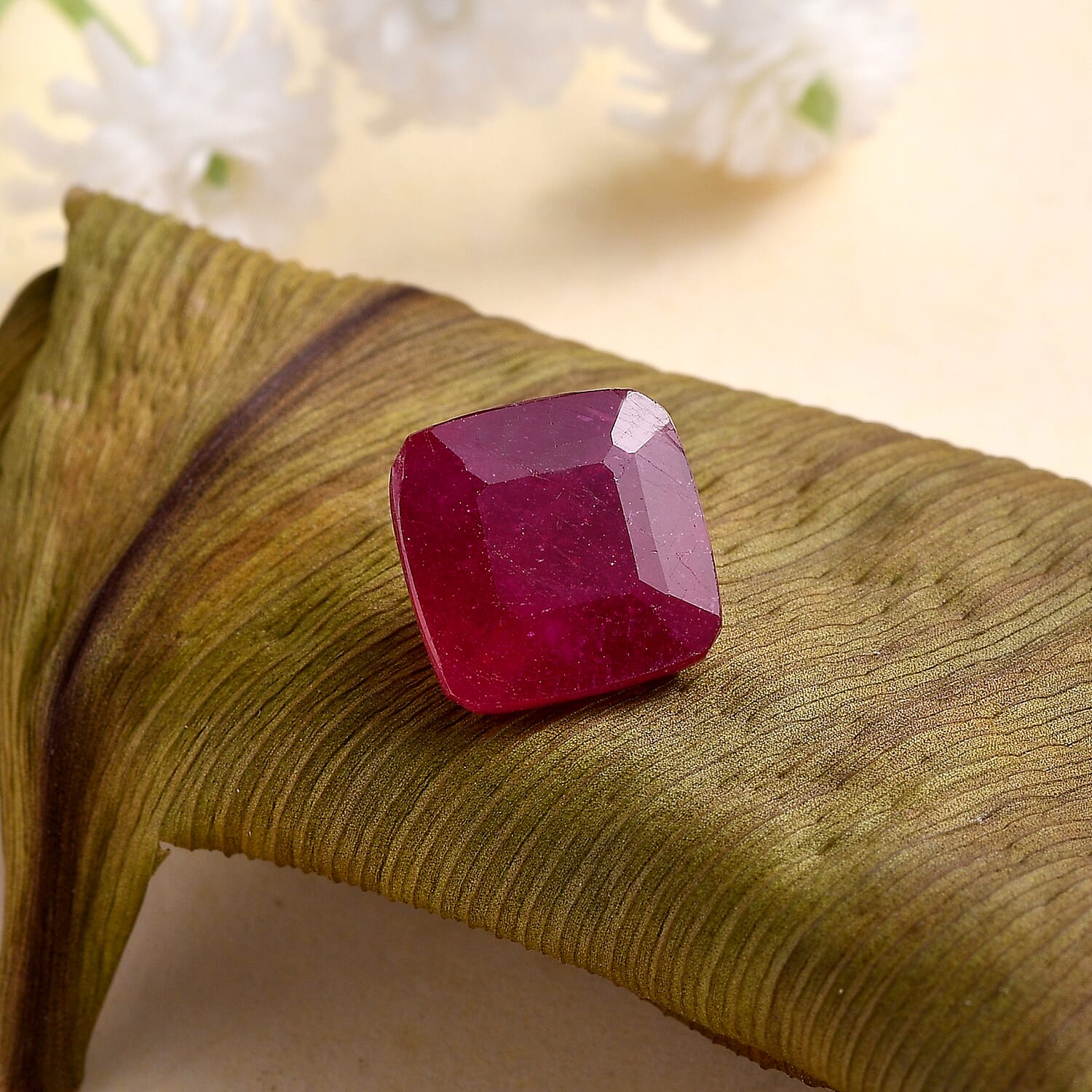 Niassa Ruby (FF) (Oct 10x10 mm) 5.99 ctw Loose Gemstone