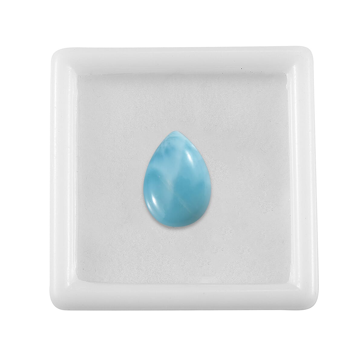 AA Larimar (Pear 14x10 mm) 4.73 ctw Loose gemstone