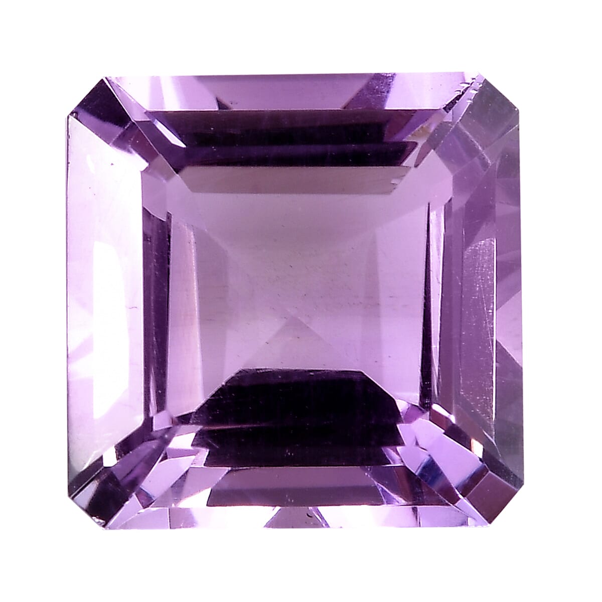 Rose De France Amethyst (Oct 12x12 mm) 7.65 ctw Loose Gemstone