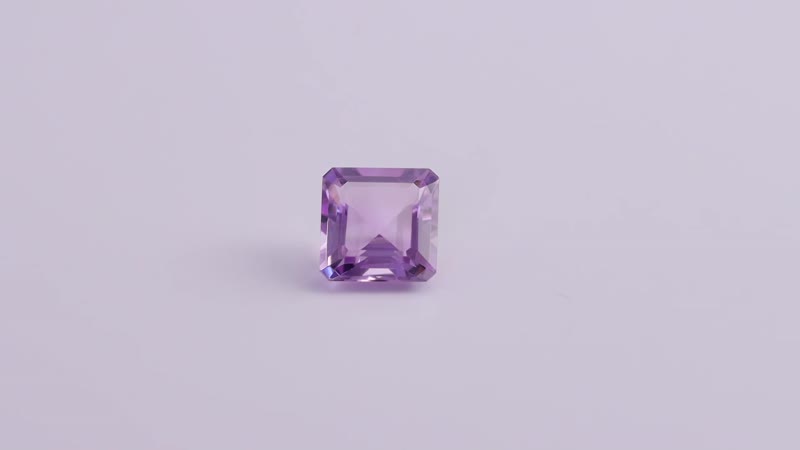 Rose De France Amethyst (Oct 12x12 mm) 7.65 ctw Loose Gemstone