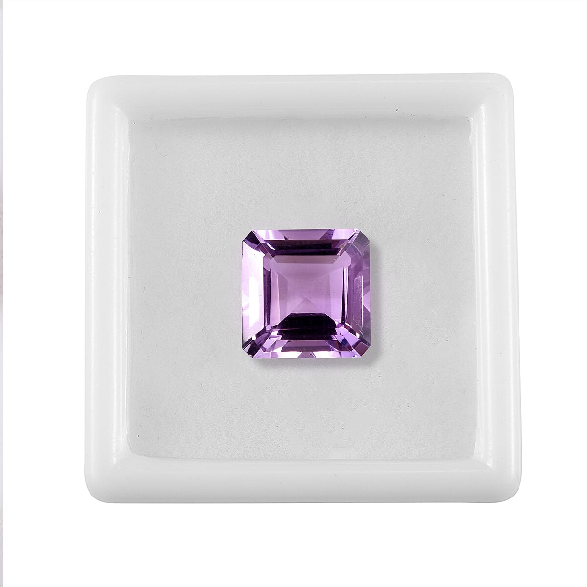 Rose De France Amethyst (Oct 12x12 mm) 7.65 ctw Loose Gemstone