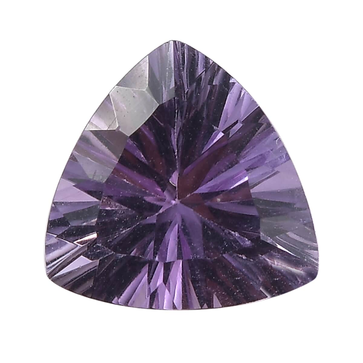 Rose De France Amethyst (Trl 9 mm) 1.75 ctw Loose Gemstone image number 0