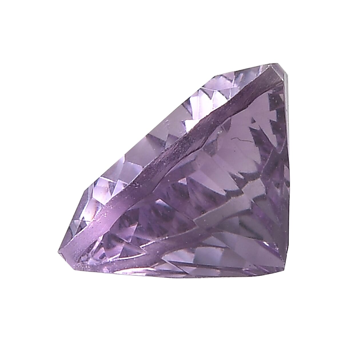 Rose De France Amethyst (Trl 9 mm) 1.75 ctw Loose Gemstone