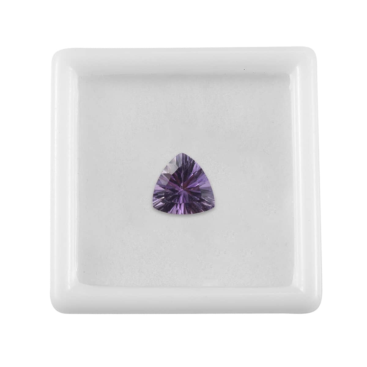 Rose De France Amethyst (Trl 9 mm) 1.75 ctw Loose Gemstone image number 3