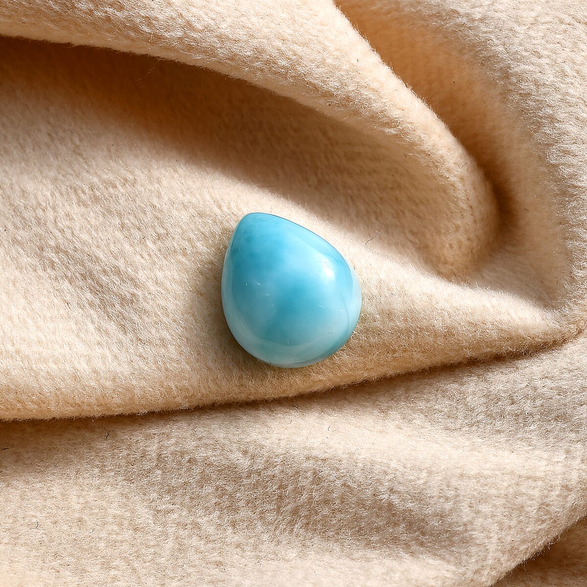 AA Larimar (Pear 12x10 mm) 3.94 ctw Loose gemstone image number 1