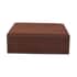 Brown Faux Velvet Briefcase Style 2-tier Jewelry Box, Scratch resistant and Anti-Tarnish Jewelry Storage Box, Anti Tarnish Jewelry Case, Jewelry Organizer (Approx 60 Rings, etc.) image number 5