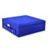 Royal Blue Faux Velvet Briefcase Style 2-tier Jewelry Box, Scratch resistant and Anti-Tarnish Jewelry Storage Box, Anti Tarnish Jewelry Case, Jewelry Organizer (Approx 60 Rings, etc.) image number 5