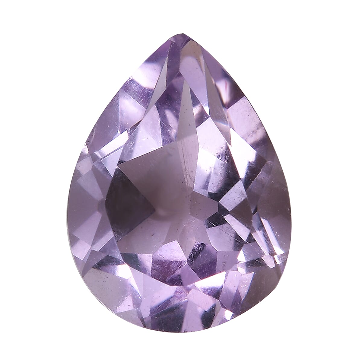 Rose De France Amethyst (Pear 12x10 mm) 3.48 ctw Loose Gemstone