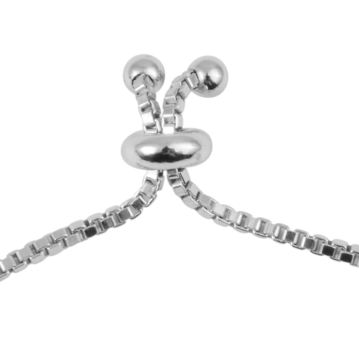 Diamond Bolo Bracelet in Platinum Over Sterling Silver 0.75 ctw image number 1