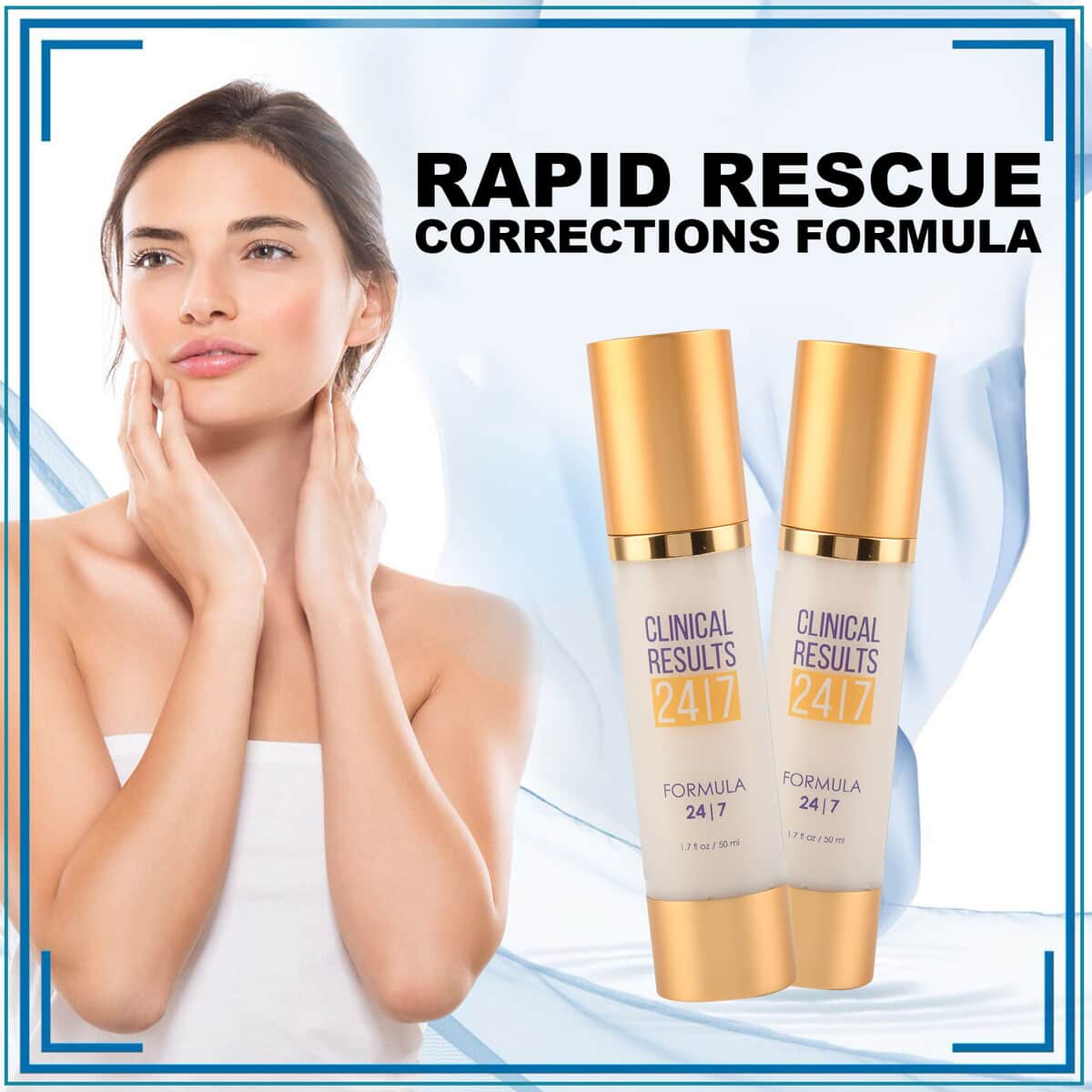 Clinical Results 24.7 Rapid Rescue Corrections Formula 1.7 fl oz | Skincare | Anti Aging | Best Skin Care Products image number 1