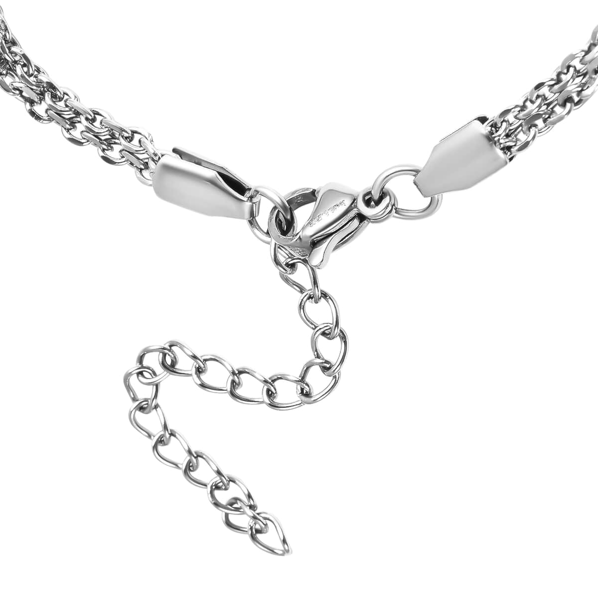 Love for Animals Bell Charm Anklet in Stainless Steel (9-11 in) image number 3