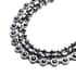 Set of 3 Hematite Beaded Necklaces 20 Inches with Magnetic Clasp in Silvertone 999.50 ctw image number 2
