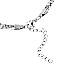 Nature Creations Bell Charm Anklet in Stainless Steel (9-11 in)