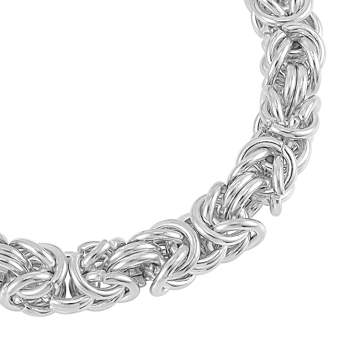 Byzantine Bolo Bracelet in Stainless Steel image number 2
