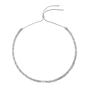Stainless Steel Byzantine Chain Magic Ball Necklace 18-29 Inches