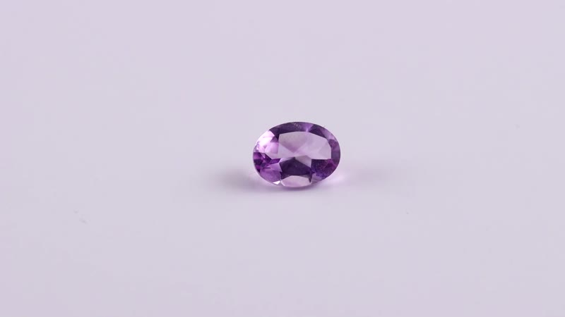 Mashamba Amethyst (Ovl 8x6 mm) 1.05 ctw Loose Gemstone