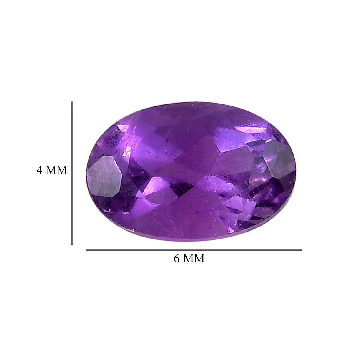 Mashamba Amethyst Set of 2 (Ovl 6x4 mm) 0.70 ctw Loose Gemstone