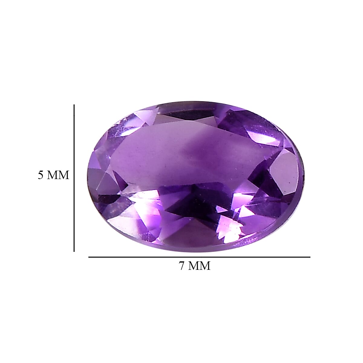 Mashamba Amethyst Set of 2 (Ovl 7x5 mm) 1.23 ctw Loose Gemstone