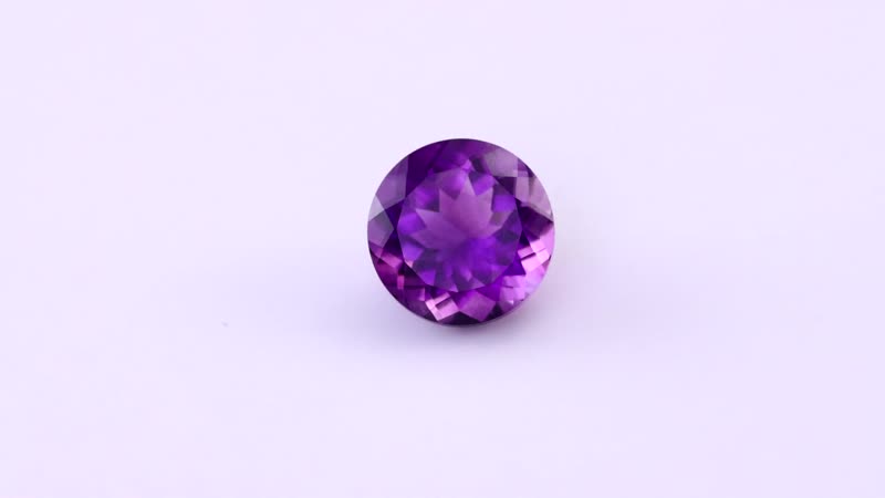 AA Moroccan Amethyst (Rnd 11 mm) 4.58 ctw Loose Gemstone